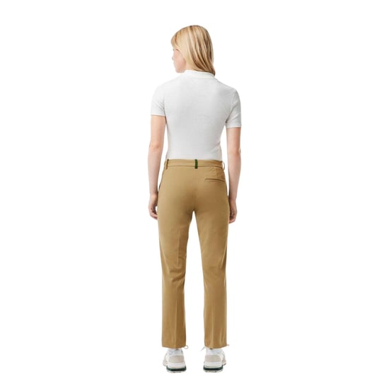 Lacoste Dames/dames broek met rechte pijpen (Beige) - Image 2