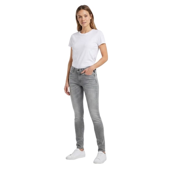 Replay Nieuwe Luz effen skinny jeans voor dames (Grijs) - Image 1