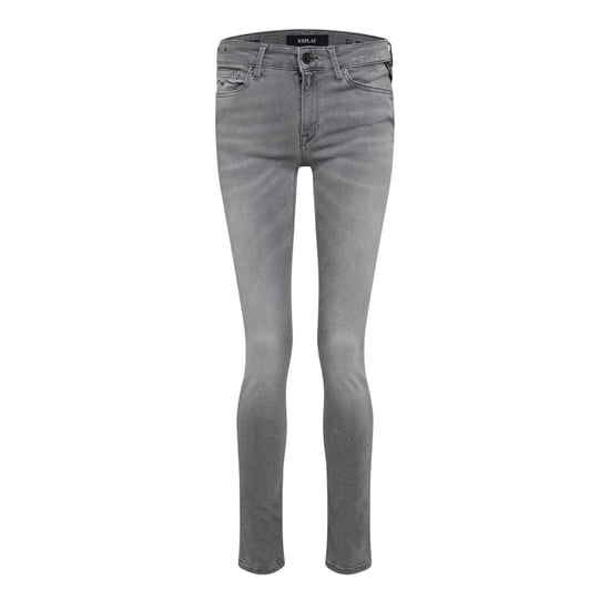 Replay Nieuwe Luz effen skinny jeans voor dames (Grijs) - Image 2