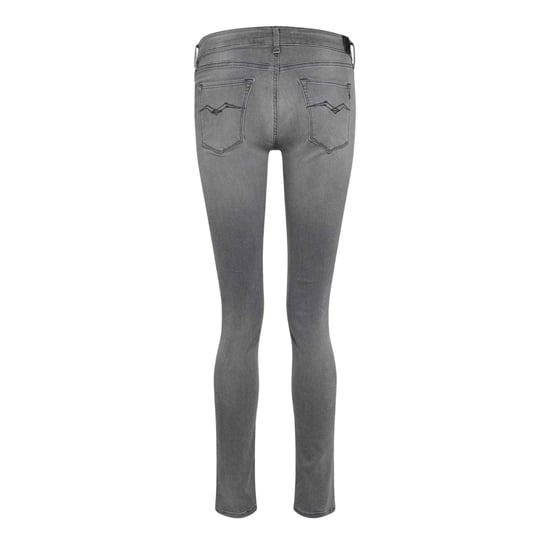 Replay Nieuwe Luz effen skinny jeans voor dames (Grijs) - Image 3