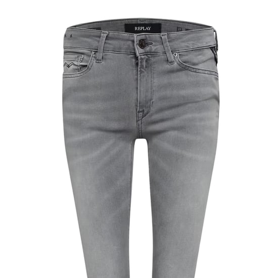 Replay Nieuwe Luz effen skinny jeans voor dames (Grijs) - Image 4