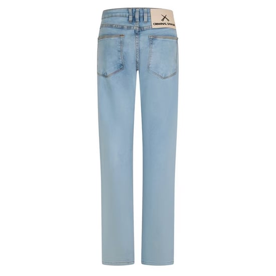 Criminal Damage SOS skinny jeans voor heren met 5 zakken (Bleek/Blauw) - Image 2