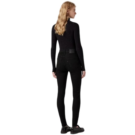 Levis Dames/Dames High Rise Skinny Jeans (Zwart Hemels) - Image 2