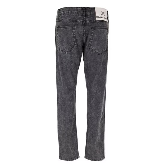 Criminal Damage SOS skinny jeans voor heren met 5 zakken (Grijs) - Image 2