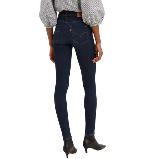 Levis Dames/Dames High Rise Skinny Jeans (Diepe rust) - Image 2