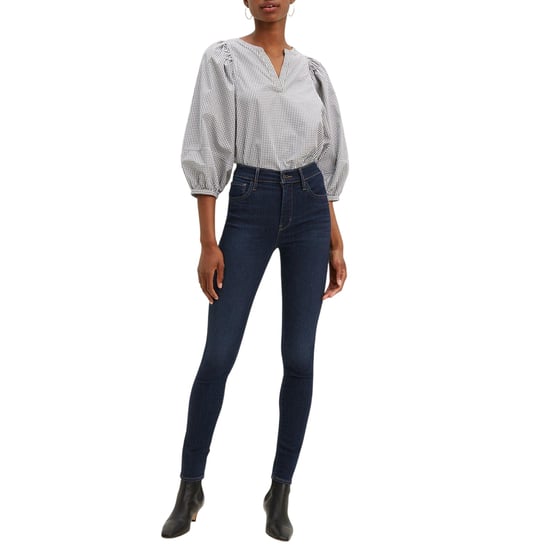 Levis Dames/Dames High Rise Skinny Jeans (Diepe rust) - Image 4