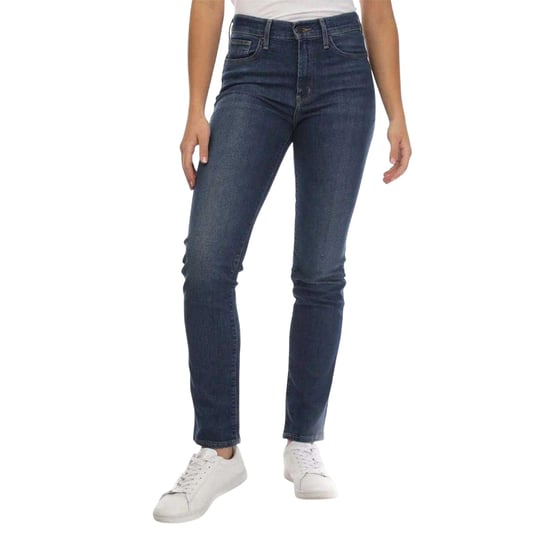 Levis Denimjeans met hoge taille en rechte pijpen voor dames (Non-stop) - Image 1
