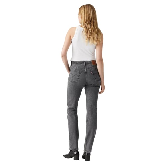 Levis 501-jeans met 5 zakken en rechte pijpen voor dames (Swan Island) - Image 3