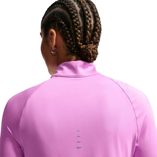 Nike Swift hardloopshirt met kwartrits voor dames (Magenta) - Image 5