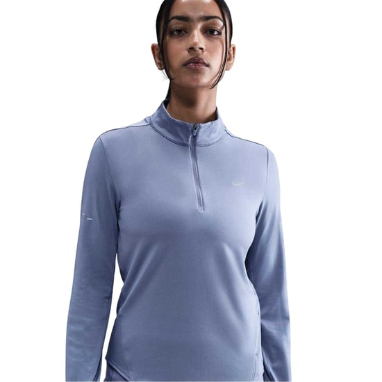 Nike Swift hardloopshirt met kwartrits voor dames (Indigo) - Image 2