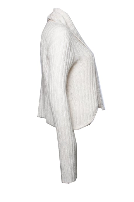 Emporio Armani, gebreide crème cardigan - Image 2