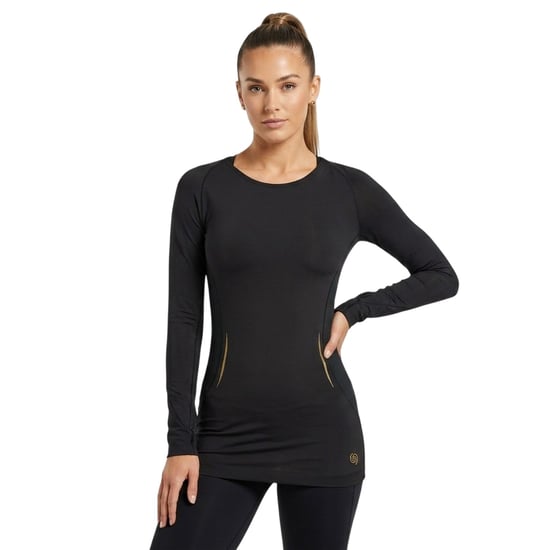 Skins Dames A400 Performance Basislaag Top (Zwart) - Image 3