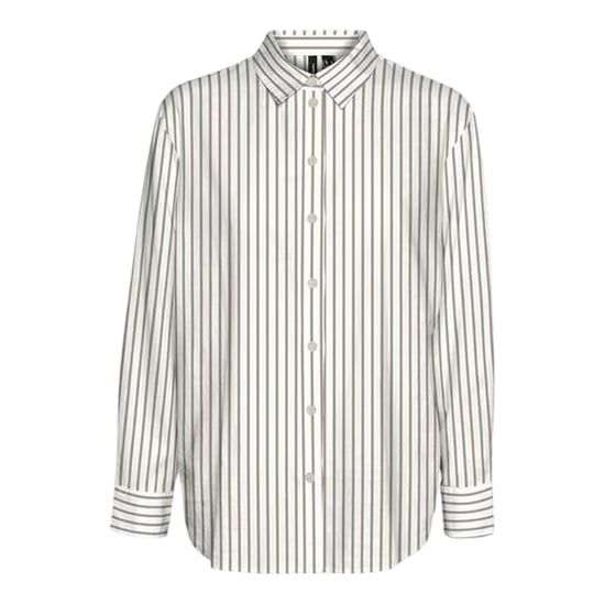 Vero Moda Dames/Dames Gestreept Shirt Met Lange Mouwen (Sneeuwwitje) - Image 2