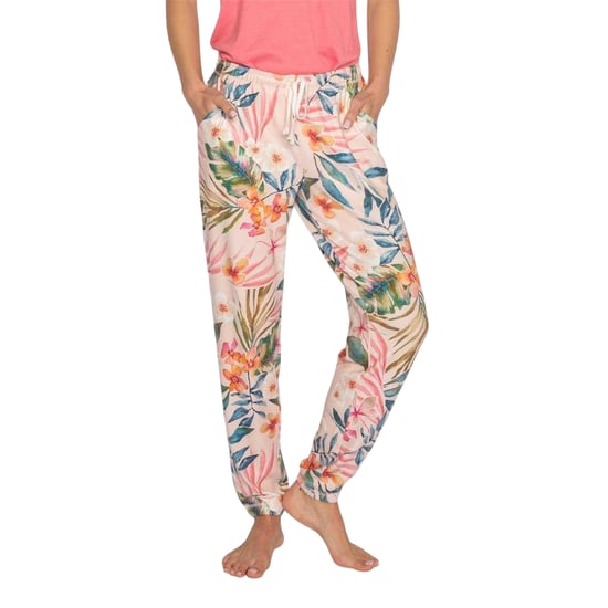 PJ Salvage Loungebroek met bloemenprint voor dames (Rosa) - Image 1
