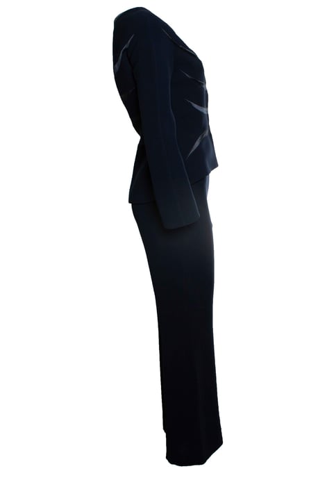 Thierry Mugler, marineblauwe pak - Image 3