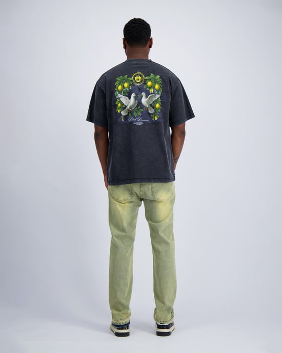 Black Bananas Doves T-shirt, - Image 2
