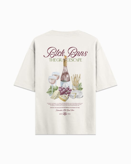 Black Bananas Wine Table T-shirt, - Image 1