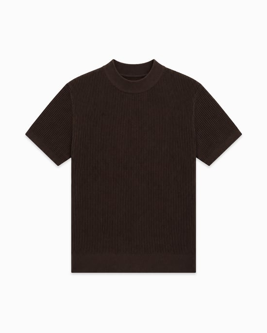 Black Bananas Knit T-shirt, - Image 1