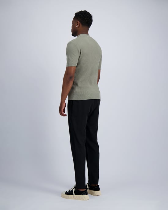 Black Bananas Knit T-shirt, - Image 5