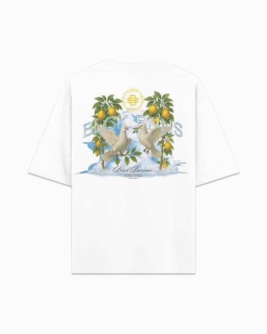 Black Bananas Doves T-shirt, - Image 1