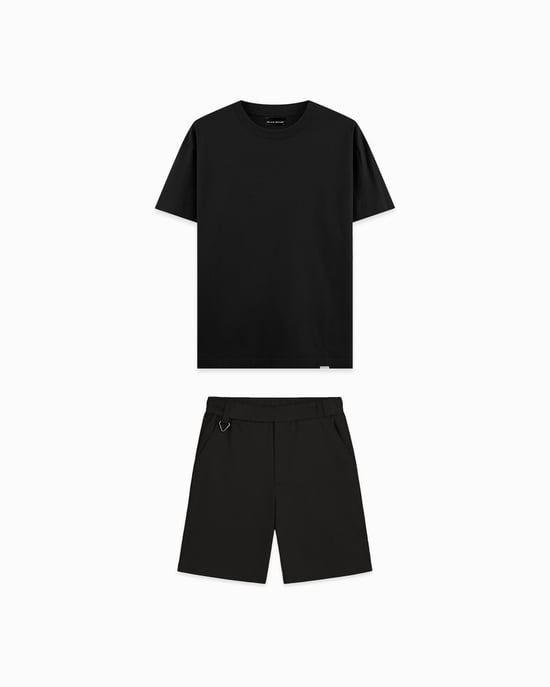 Black Bananas Mercerised Tee Twin Set, - Image 1