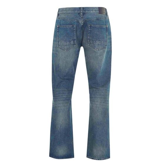 Firetrap Heren-jeans van katoen met bootcut-pasvorm uit Tokio (Blauwe Was) - Image 2