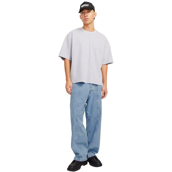 Jack And Jones Herenjeans van denim met een relaxte pasvorm en wijde pijpen (Blauwe Denim) - Image 1