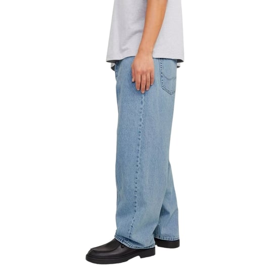 Jack And Jones Herenjeans van denim met een relaxte pasvorm en wijde pijpen (Blauwe Denim) - Image 4
