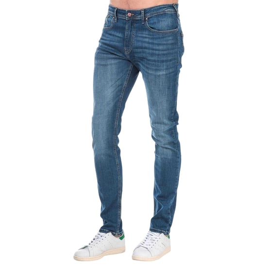 Duck and Cover Heren Overbug Tapered Jeans (Denim) - Image 2