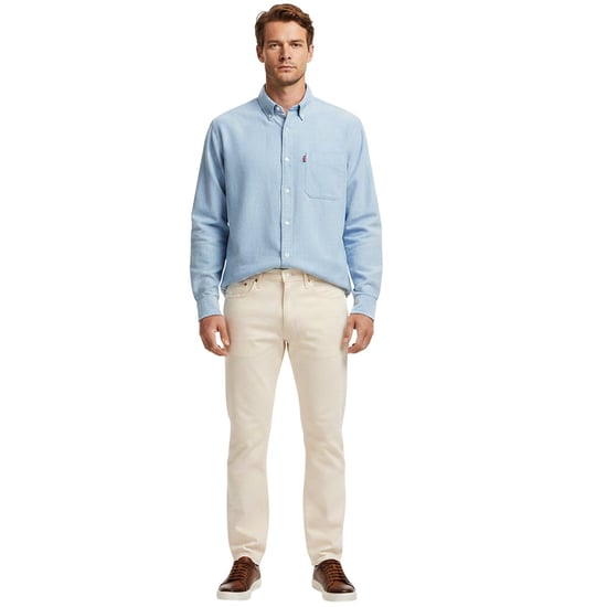 Levis Heren 502 Sky Denim 5-pocket tapered jeans (Lege pagina’s) - Image 1