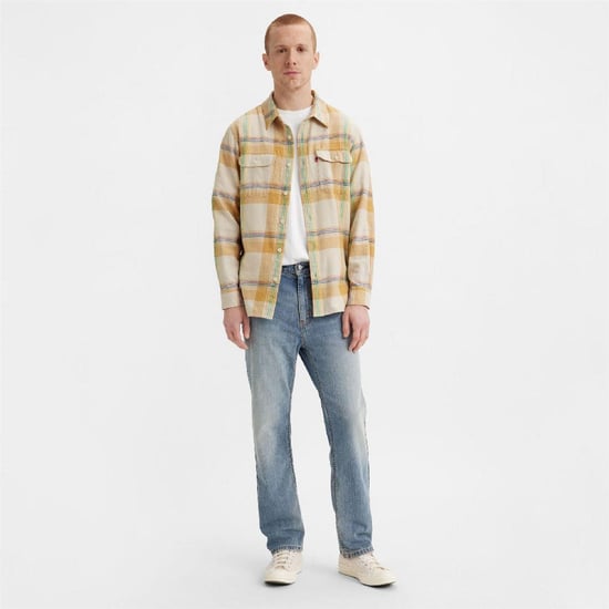Levis Herenjeans van denim met 5 zakken en taps toelopende pijpen (Ik zal u nooit opgeven) - Image 2