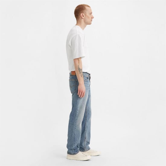 Levis Herenjeans van denim met 5 zakken en taps toelopende pijpen (Ik zal u nooit opgeven) - Image 4