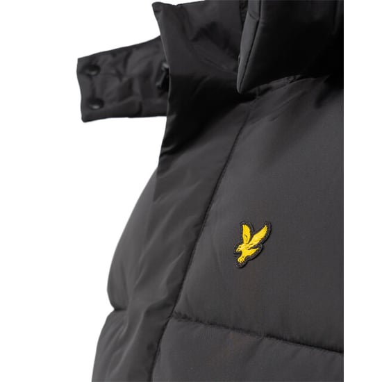 Lyle & Scott Gewatteerd Jack Met Capuchon, Zwart - Image 4