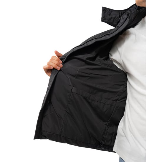Lyle & Scott Gewatteerd Jack Met Capuchon, Zwart - Image 5