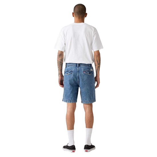 Levis Wellthread Mom-shorts voor dames (Blauw) - Image 2