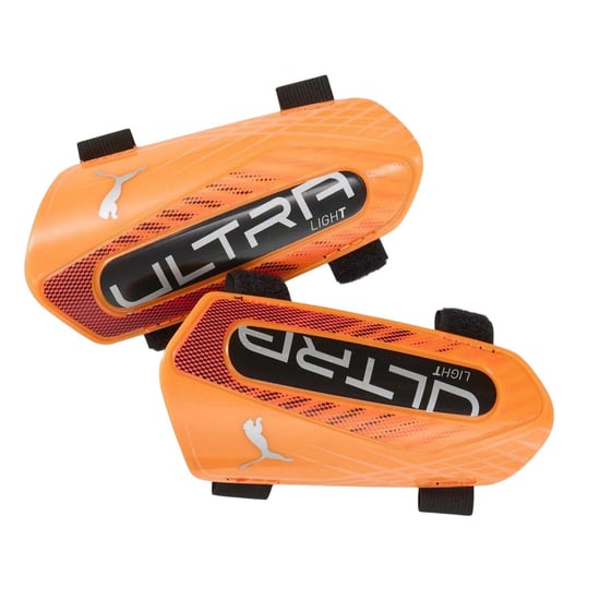 Puma Ultra lichte scheenbeschermers voor volwassenen (Oranje/zilver) - Image 2