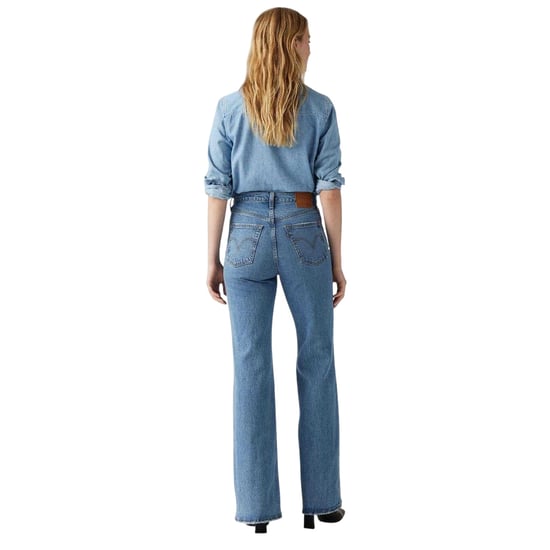 Levis Damesjeans met hoge taille en wijde pijpen, met ribpatroon (Wandelingen in Sonoma) - Image 3