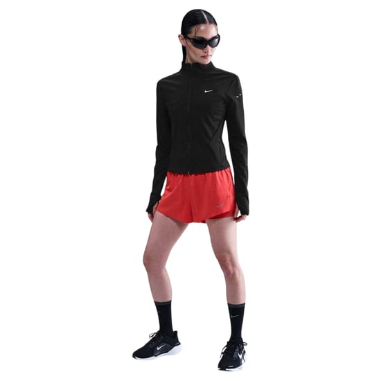 Nike Swift Slim trainingsjack met lange mouwen voor dames (Zwart) - Image 1