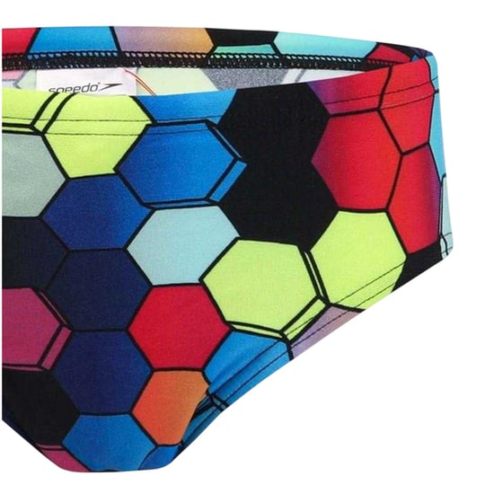 Speedo Geometrische zwembroek voor heren met zeshoekig patroon en volledige bedekking (Veelkleurig) - Image 3