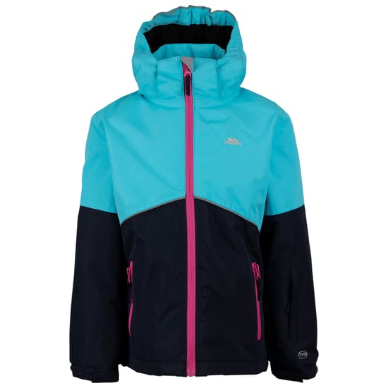 Trespass Ski-jas voor kinderen met afneembare capuchon (Blauw) - Image 1