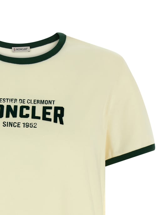 Moncler Beige Katoenen T-Shirt - Image 3