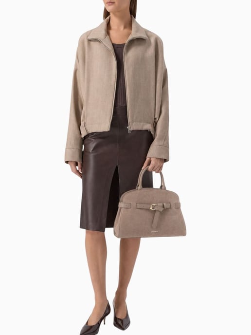 Coccinelle Handtas Warm Taupe - Image 5