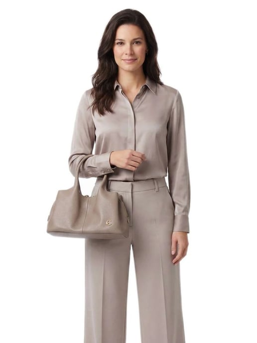 Coccinelle Handtas Warm Taupe - Image 5