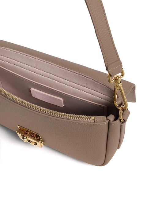 Coccinelle Schoudertas Warm Taupe - Image 3
