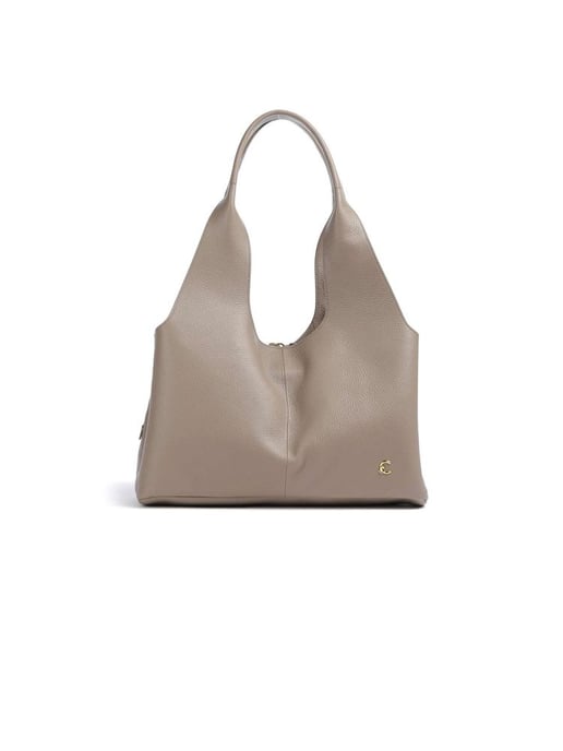 Coccinelle Hobo Bag Warm Taupe - Image 1