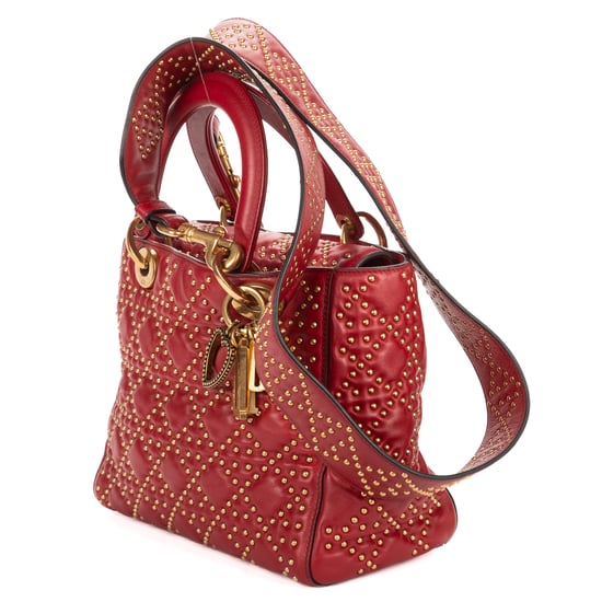Medium Studded Lady Dior Flap Medium schoudertas - Image 2