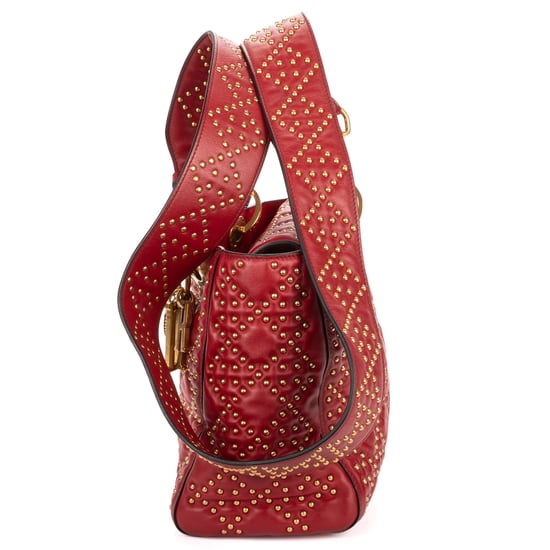 Medium Studded Lady Dior Flap Medium schoudertas - Image 3
