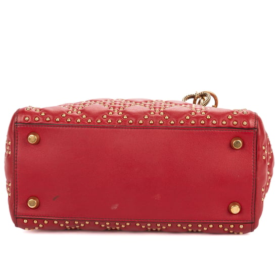 Medium Studded Lady Dior Flap Medium schoudertas - Image 6