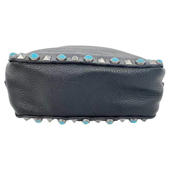 Valentino Rolling Rockstud Camera Bag in Zwart Leer - Image 5