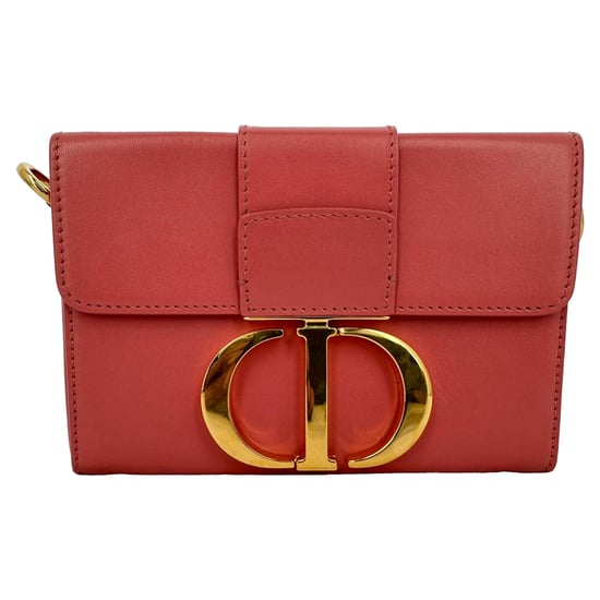 Dior 30 Montaigne Box Bag Schoudertas in Roze Leer - Image 2
